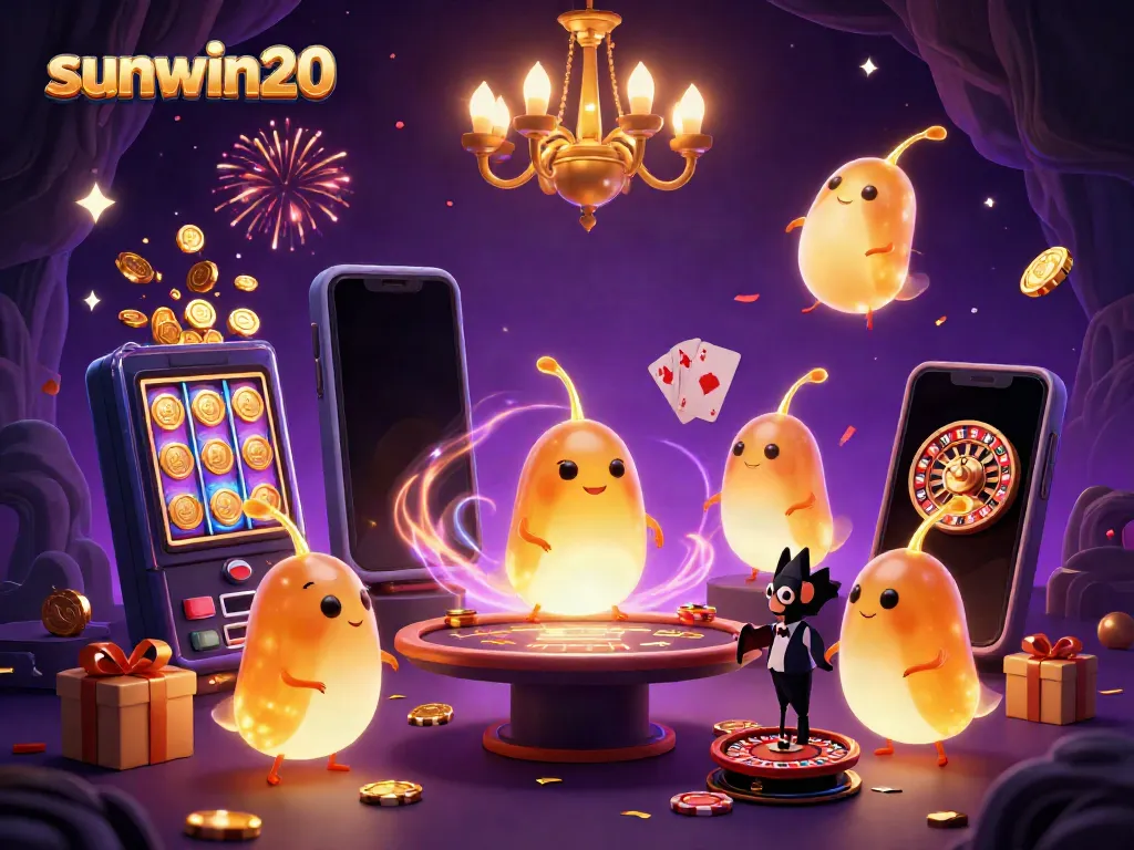 Experience fun and excitement at sunwin20 casino with luminescent glowworms lighting the way!