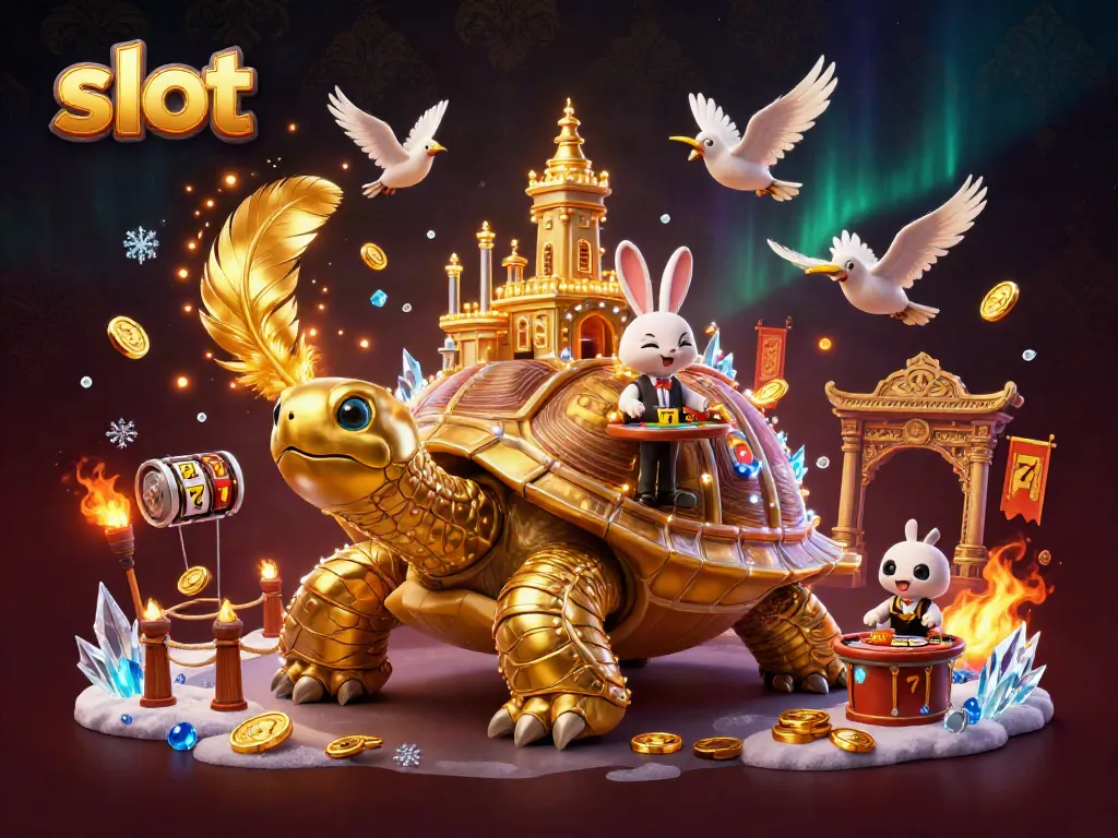 Players spin slot reels amidst enchanting characters and a magical casino world