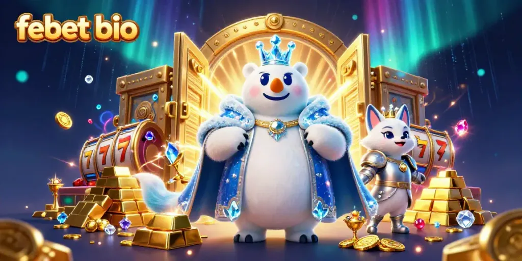Win big with febet bio at this vibrant online casino illustration featuring stunning visuals.